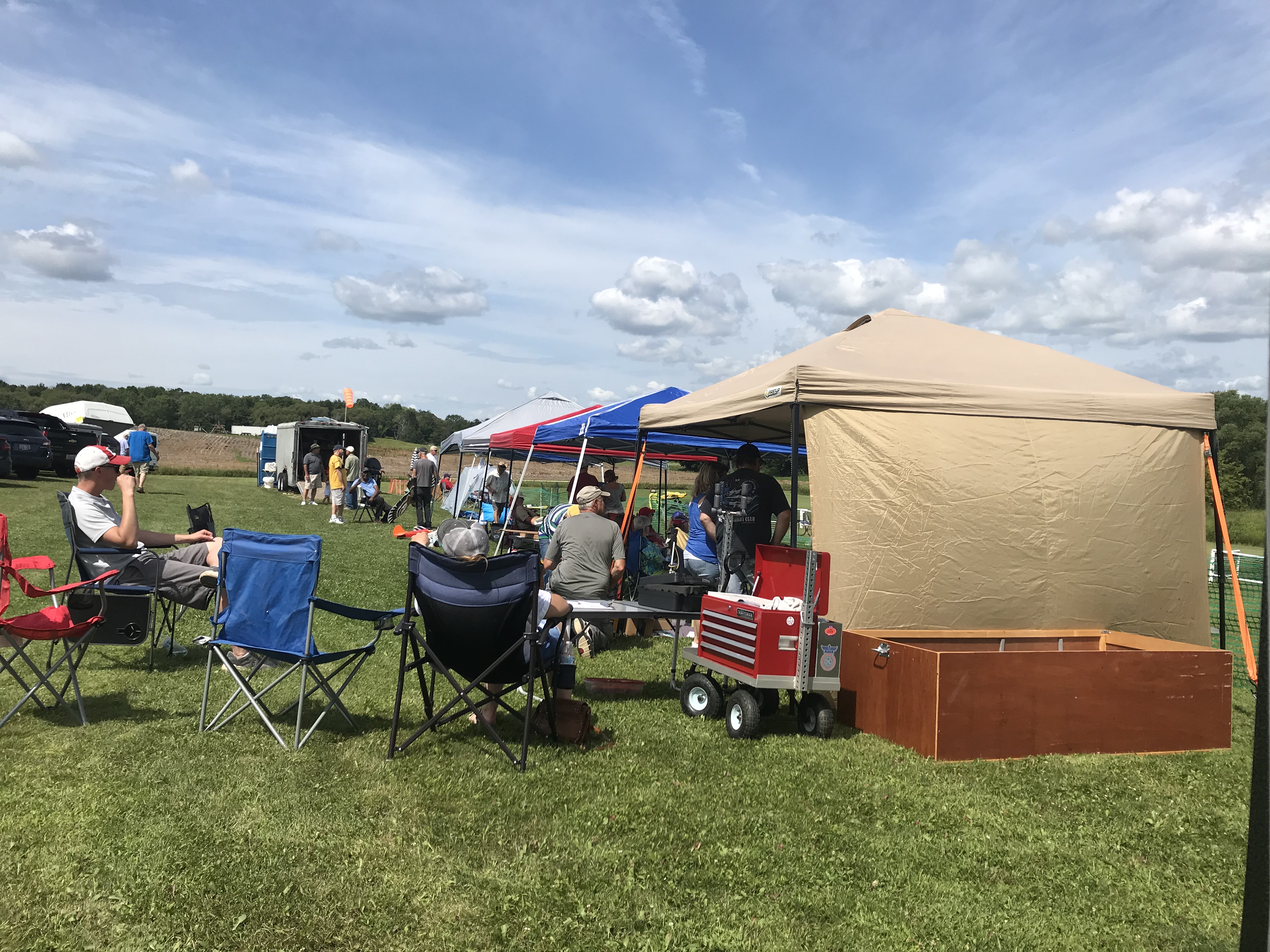 Hanging out at the Fun Fly