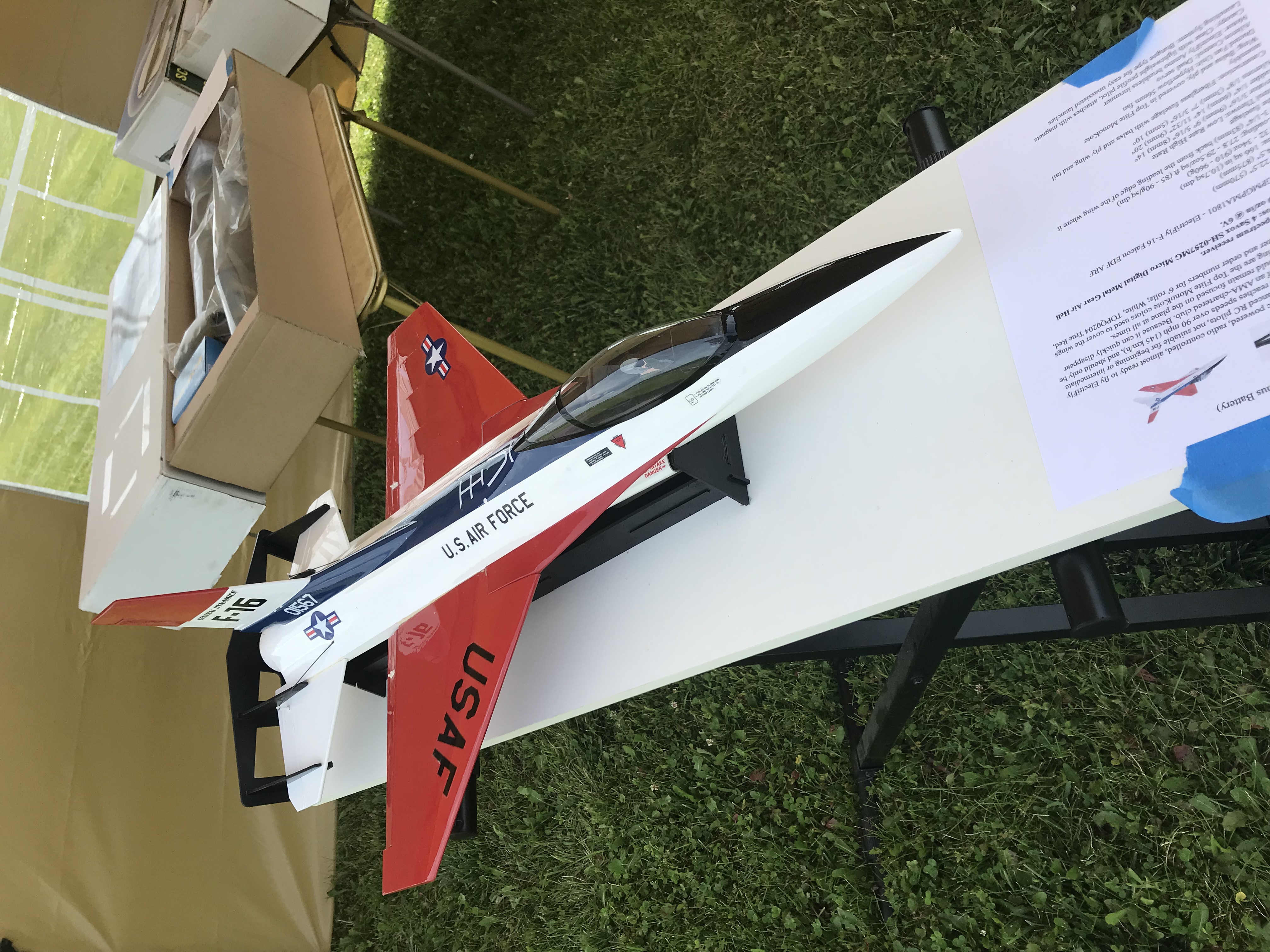 F-16 Raffle Prize